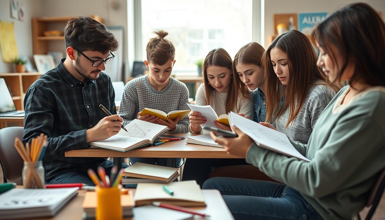 Students and educational resources in a modern learning environment